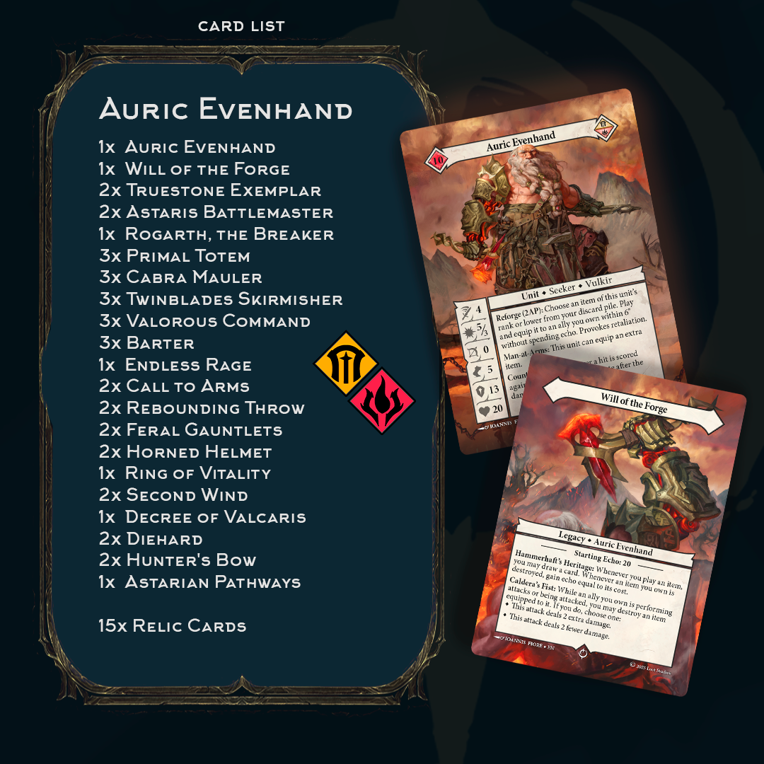 Malediction - Seeker Deck - Auric Evenhand
