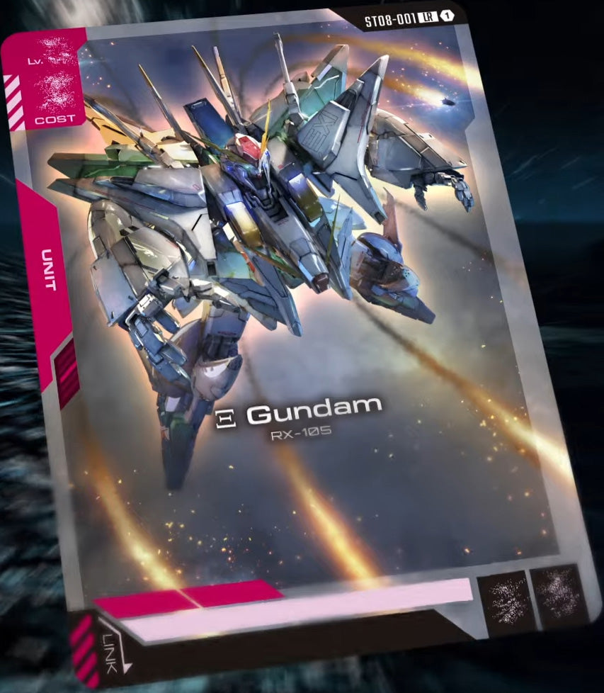 Bandai - Gundam Card Game: ST-08 Flash of Radiance Starter Deck Display