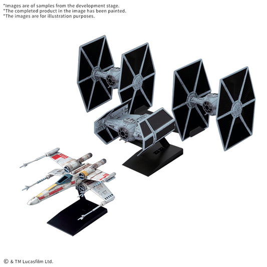 Star Wars: A New Hope Vehicle Model 020 Trench Run Set - Model Kit