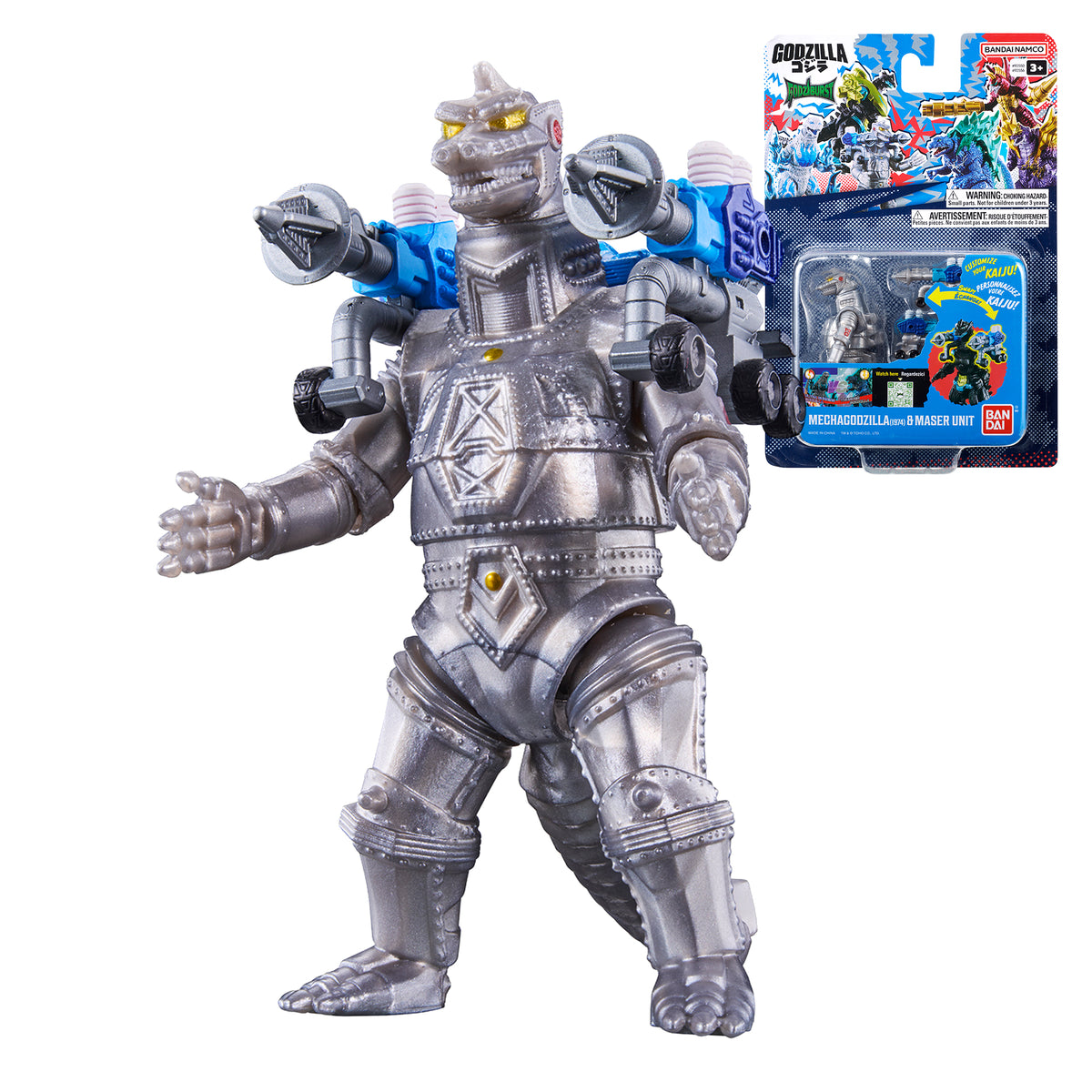 Godzilla: Mechagodzilla & Maser Unit Godzilla - BNTCA Godziburst Action Figure