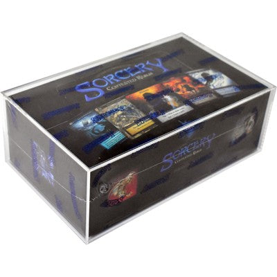 Bearish Acrylic Case Sorcery Booster Box Alpha