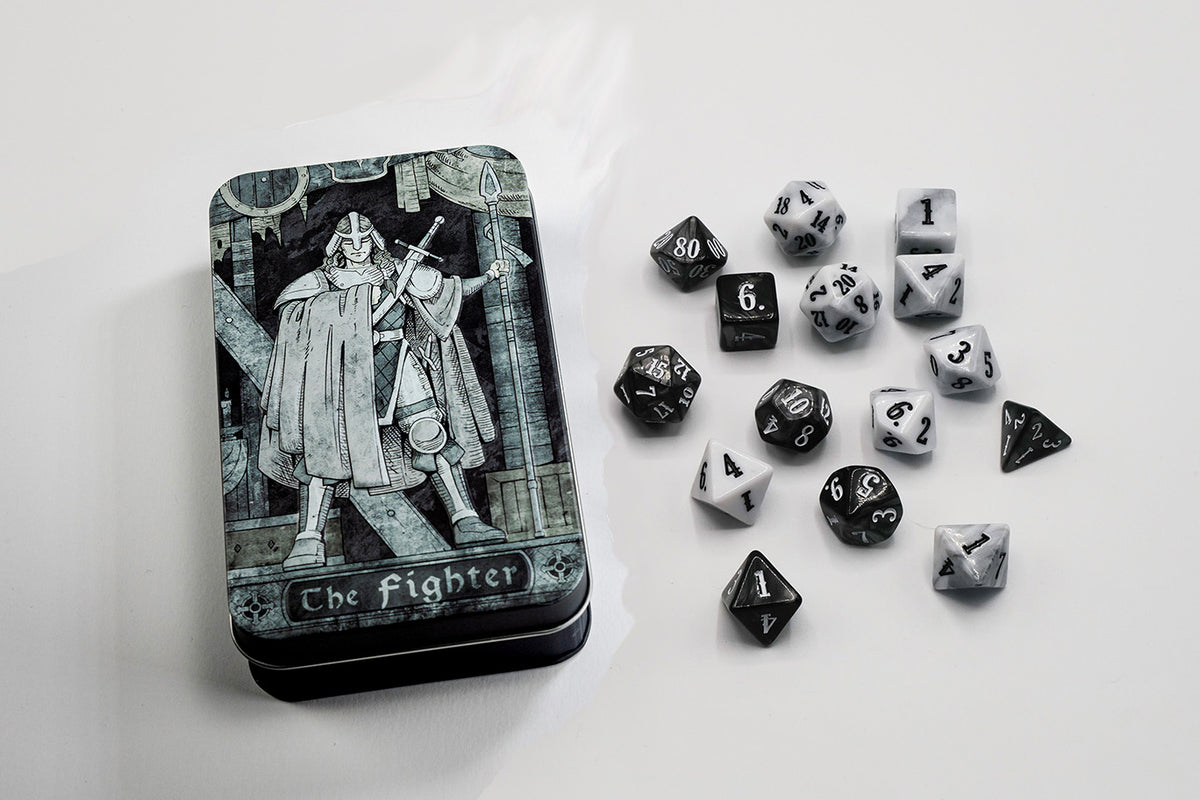 Beadle & Grimm's: Fighter Polyhedral Dice Set