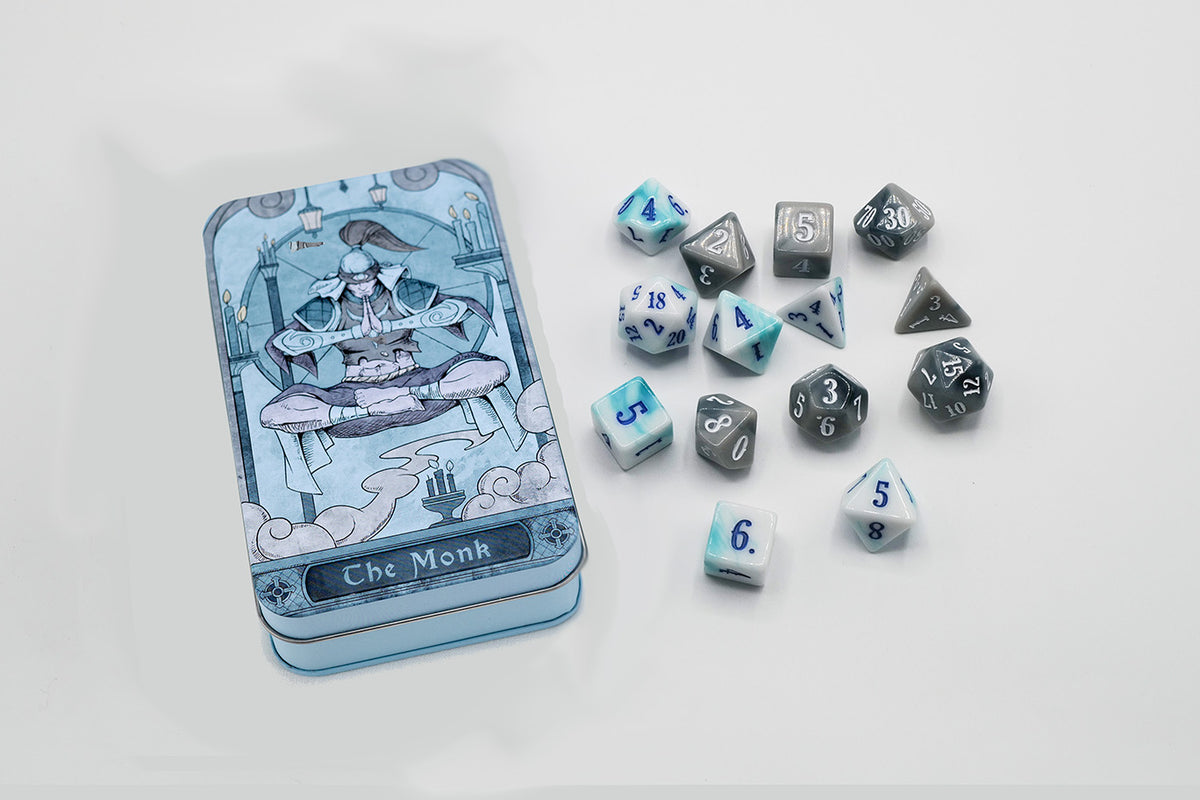 Beadle & Grimm's: Monk Polyhedral Dice Set