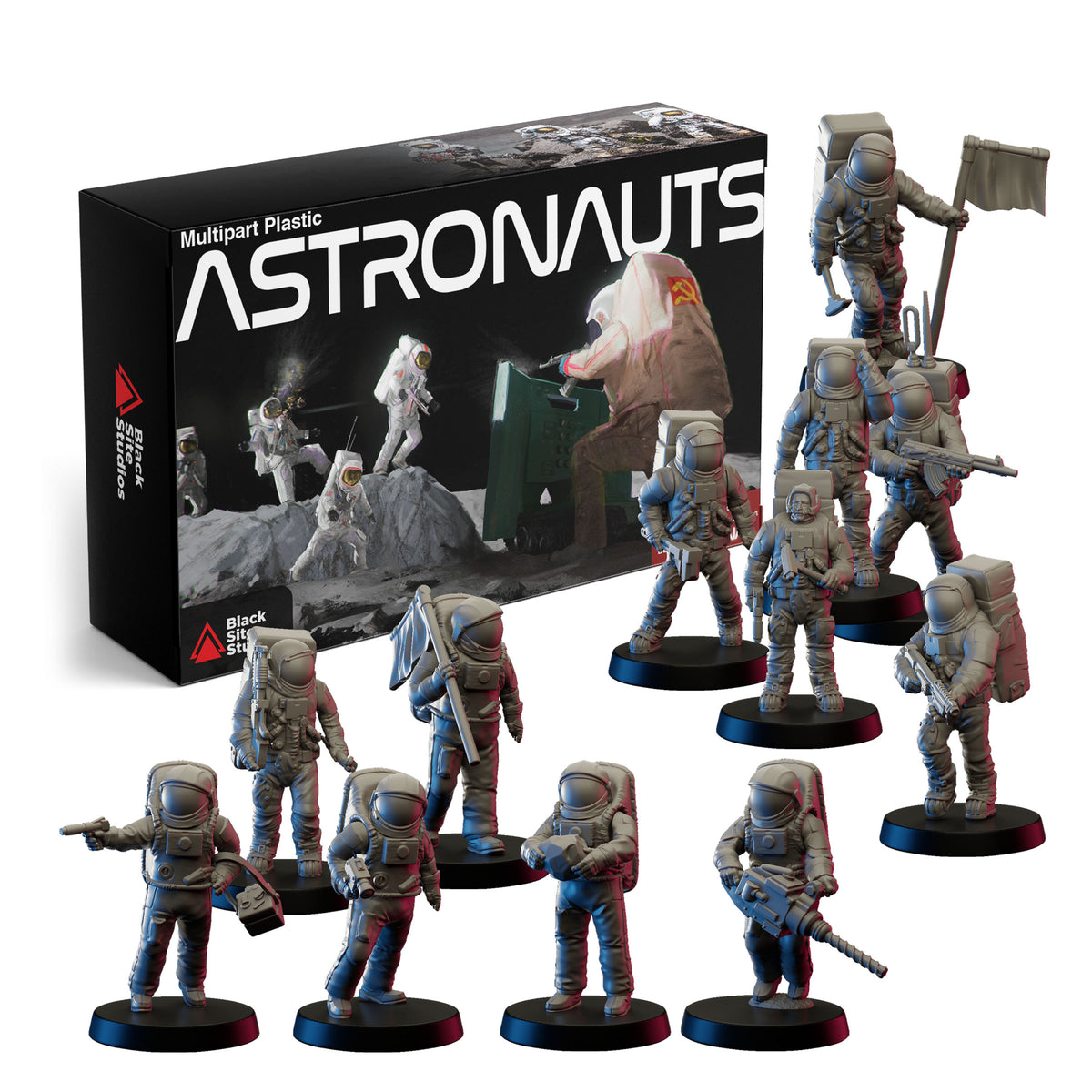 Lunar: Miniatures - Astronauts (Plastic)