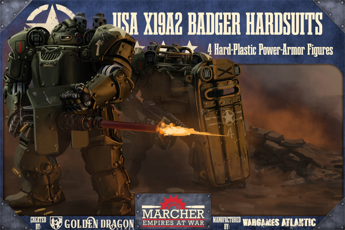 Marcher: X19A2 Badger Hardsuits