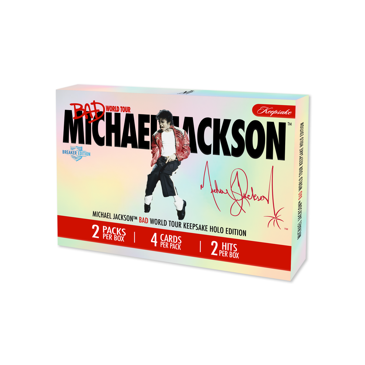 Michael Jackson Bad World Tour Keepsake Holo Breaker - Single Sealed Box