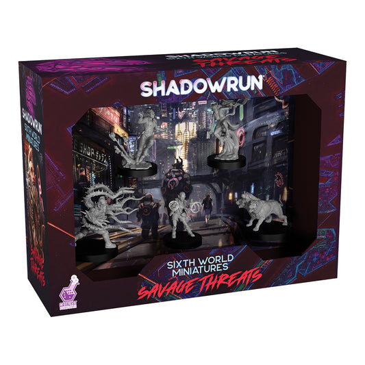 SHADOWRUN SAVAGE THREATS MINIATURES (24)