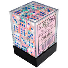 Chessex: Festive Pop-art/ Blue 12mm Set