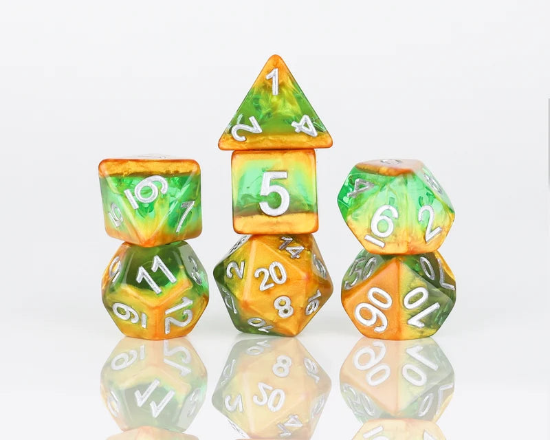 Sirius Dice Dice Set - Celestial - Rainforest