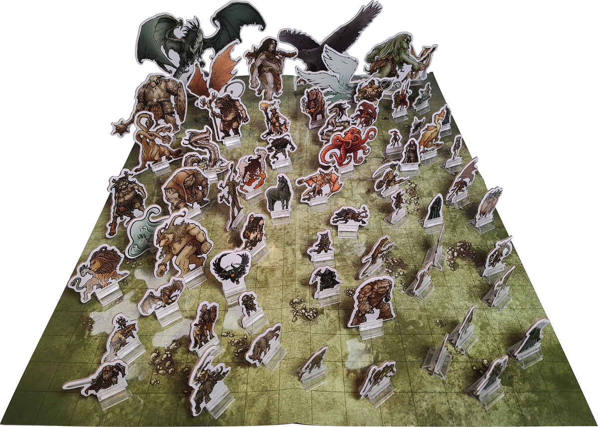 Dragonbane RPG: Monsters Standee Set
