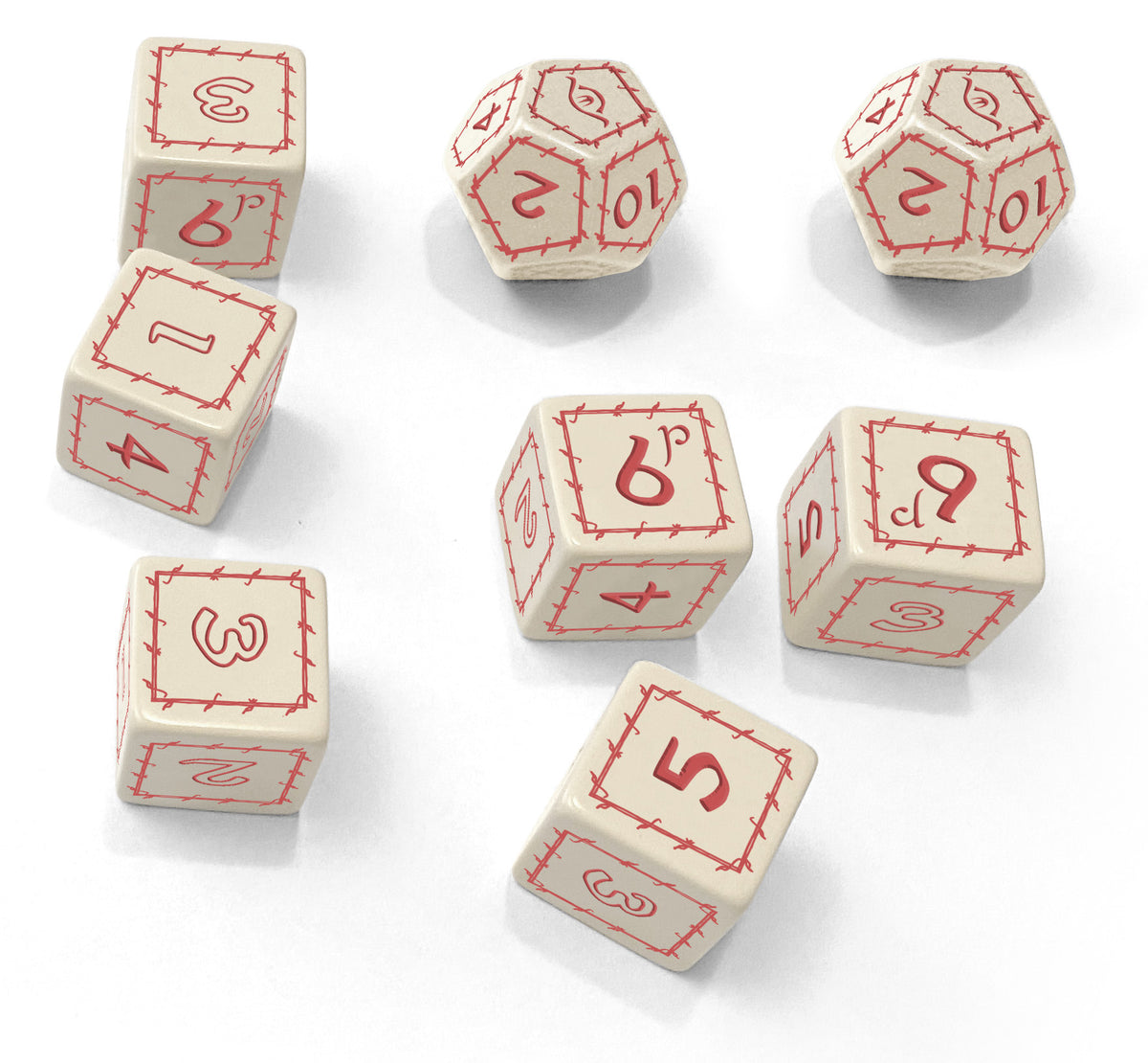 The One Ring RPG 2E: White Dice Set
