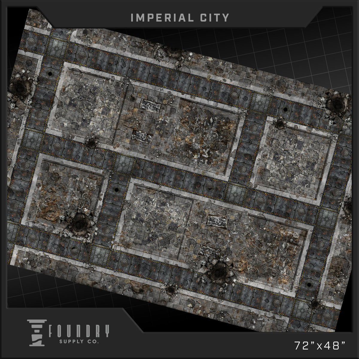Foundry Supply Co: BattleMat - Imperial City (48" x 72") FOC October 14, 2026