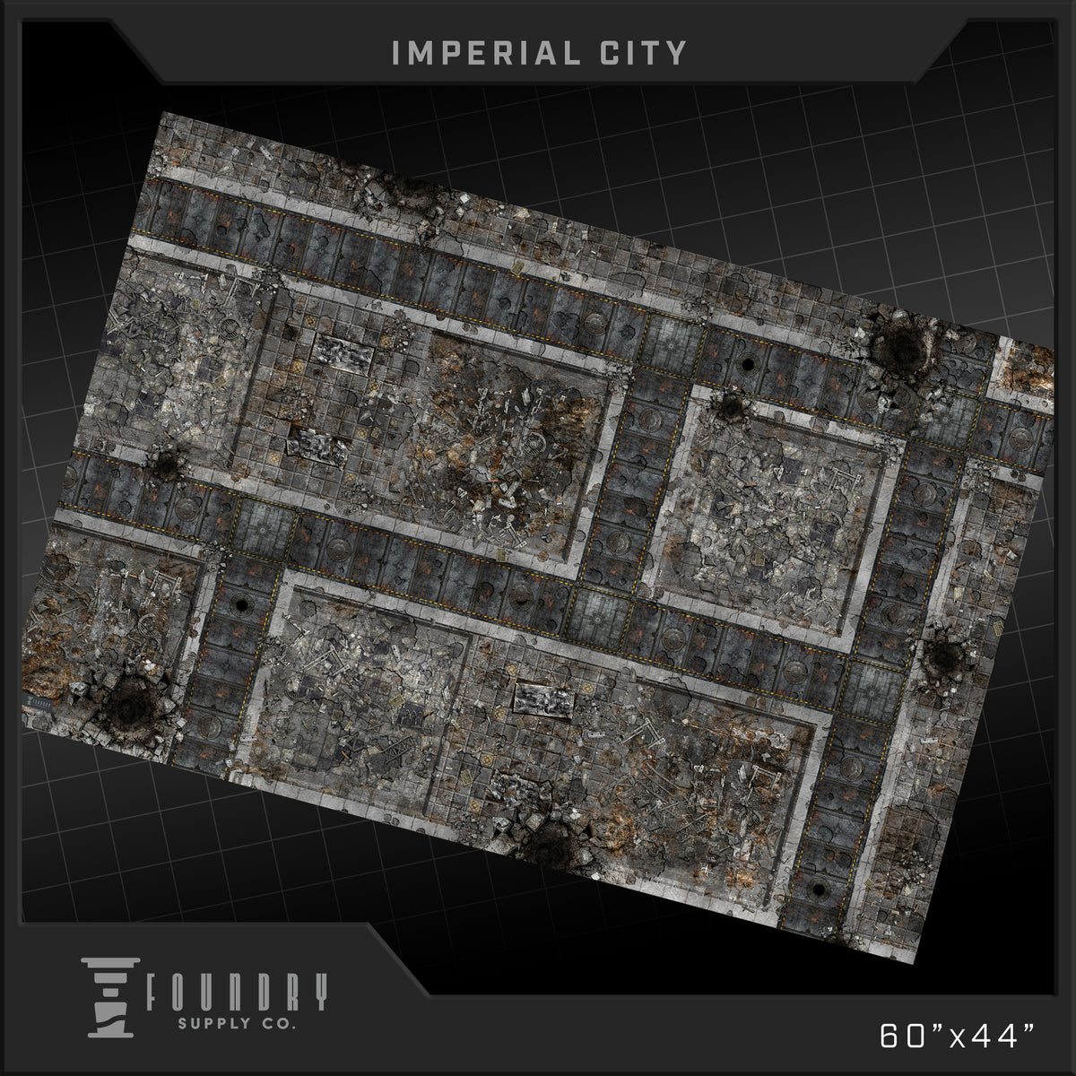 Foundry Supply Co: BattleMat - Imperial City (44" x 60") FOC October 14, 2026