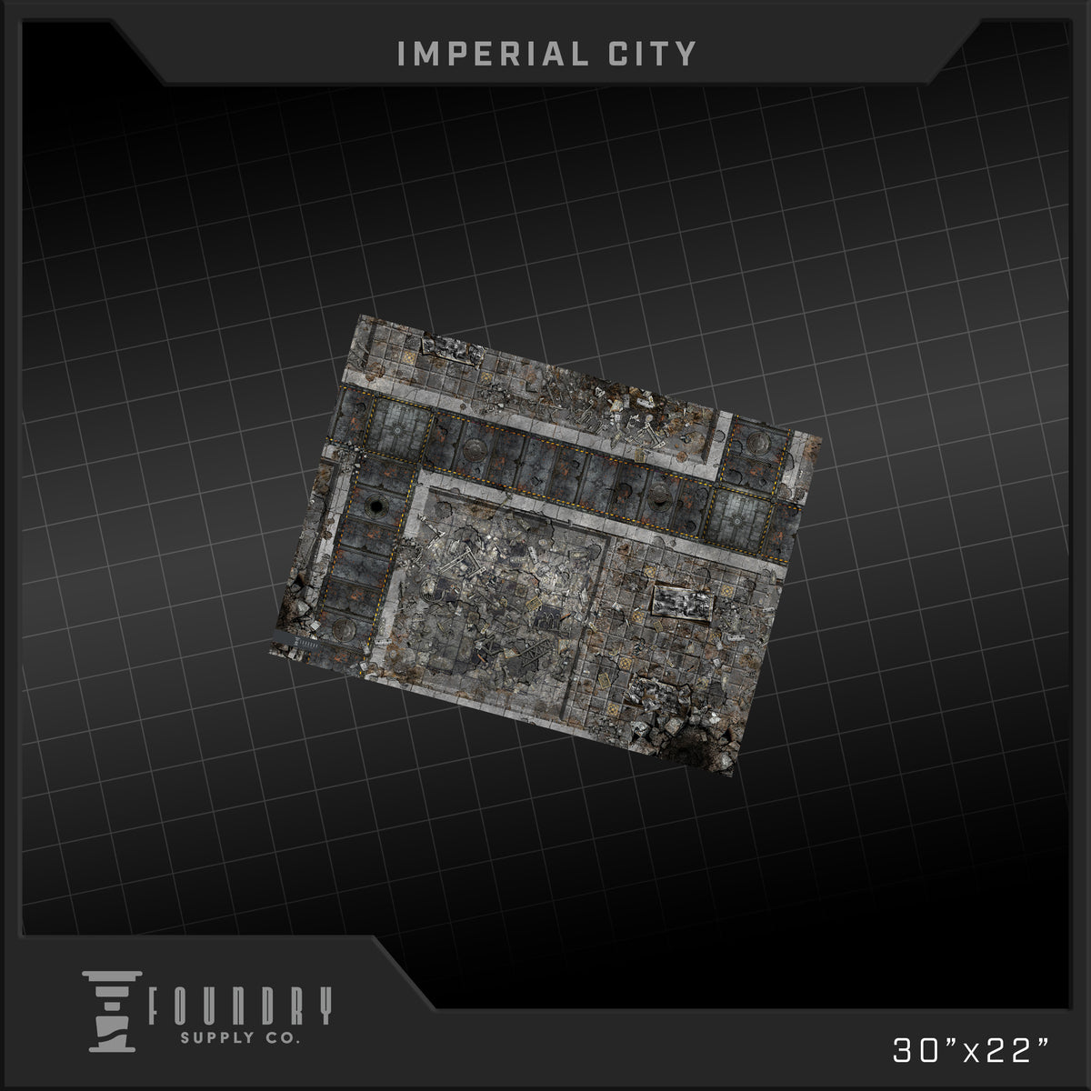 Foundry Supply Co: BattleMat - Imperial City (22" x 30") FOC October 14, 2026