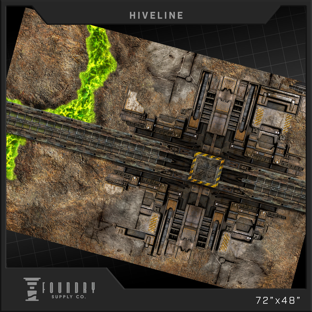 Foundry Supply Co: BattleMat - Hiveline (48" x 72") FOC October 14, 2026
