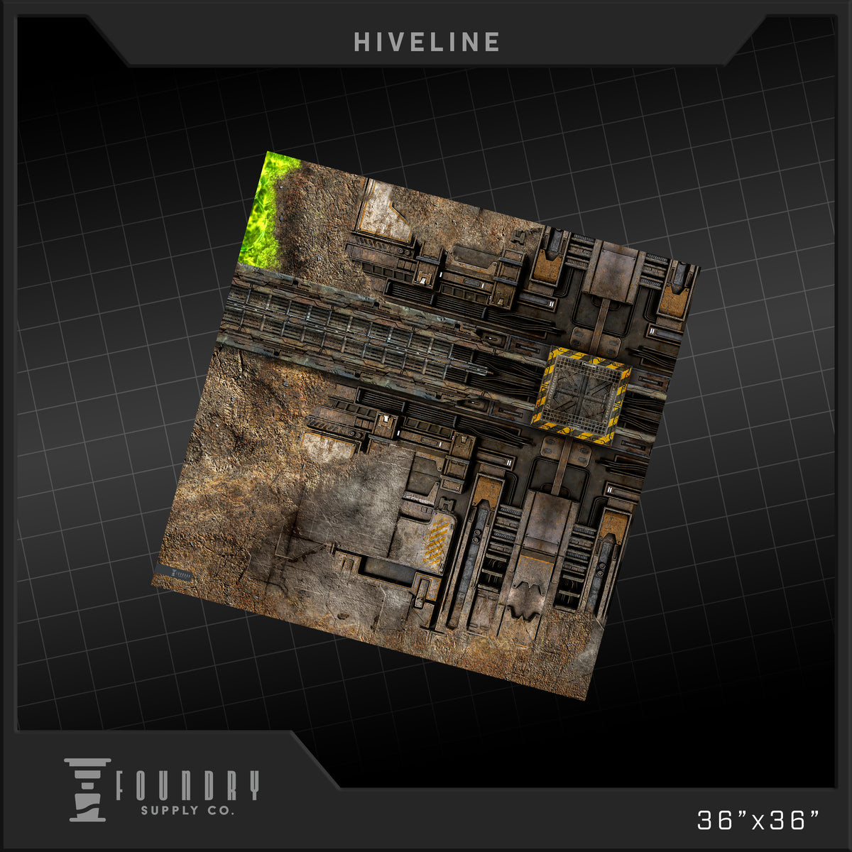 Foundry Supply Co: BattleMat - Hiveline (36" x 36") FOC October 14, 2026