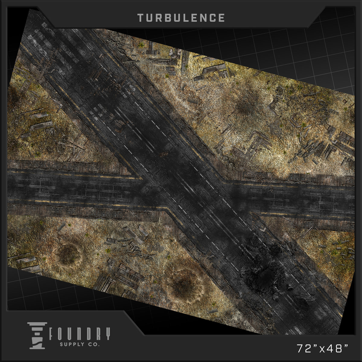 Foundry Supply Co: BattleMat - Turbulence (48" x 72") FOC October 14, 2026