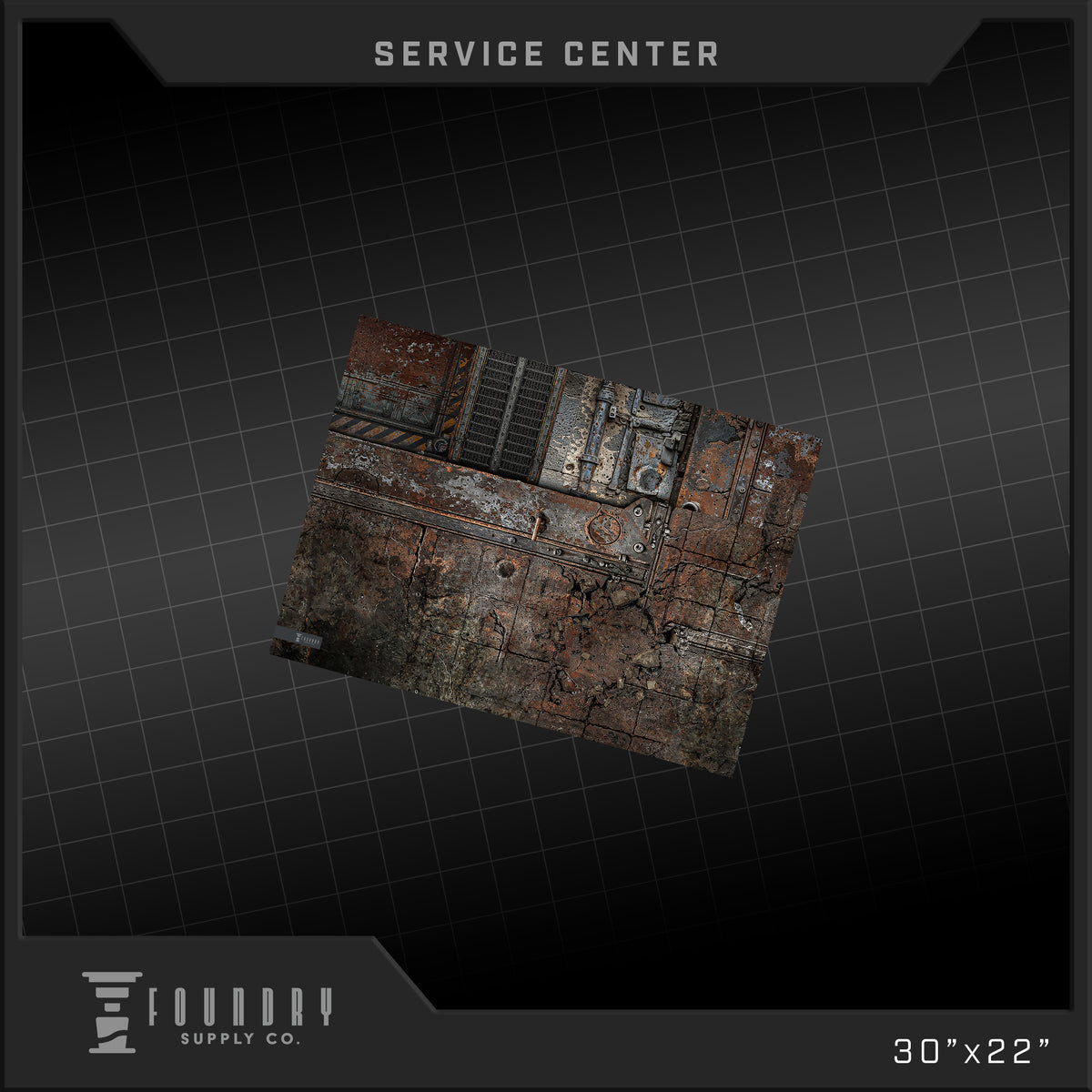 Foundry Supply Co: BattleMat - Service Center (22" x 30") FOC October 14, 2026