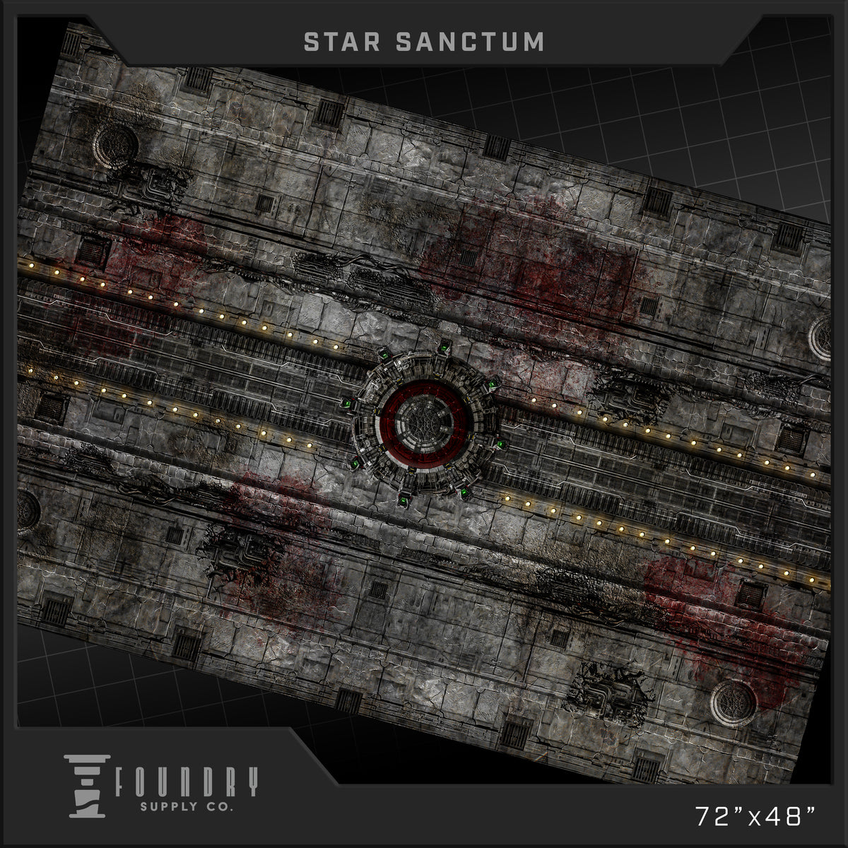 Foundry Supply Co: BattleMat - Star Sanctum (48" x 72") FOC October 14, 2026
