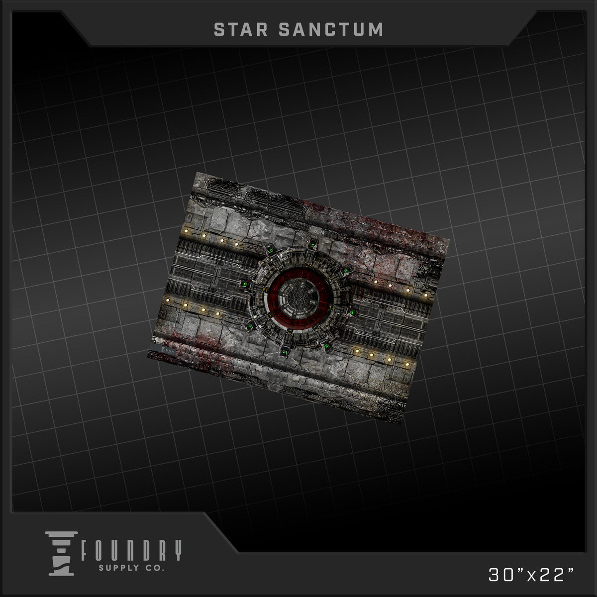 Foundry Supply Co: BattleMat - Star Sanctum (22" x 30") FOC October 14, 2026