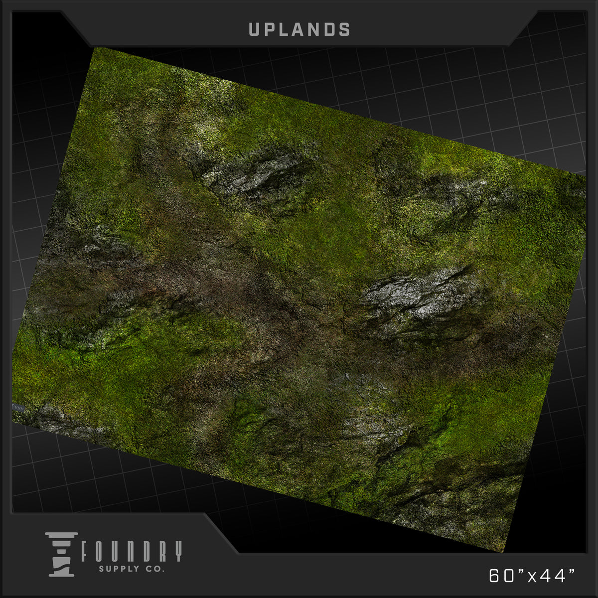 Foundry Supply Co: BattleMat - Uplands (44" x 60") FOC October 14, 2026