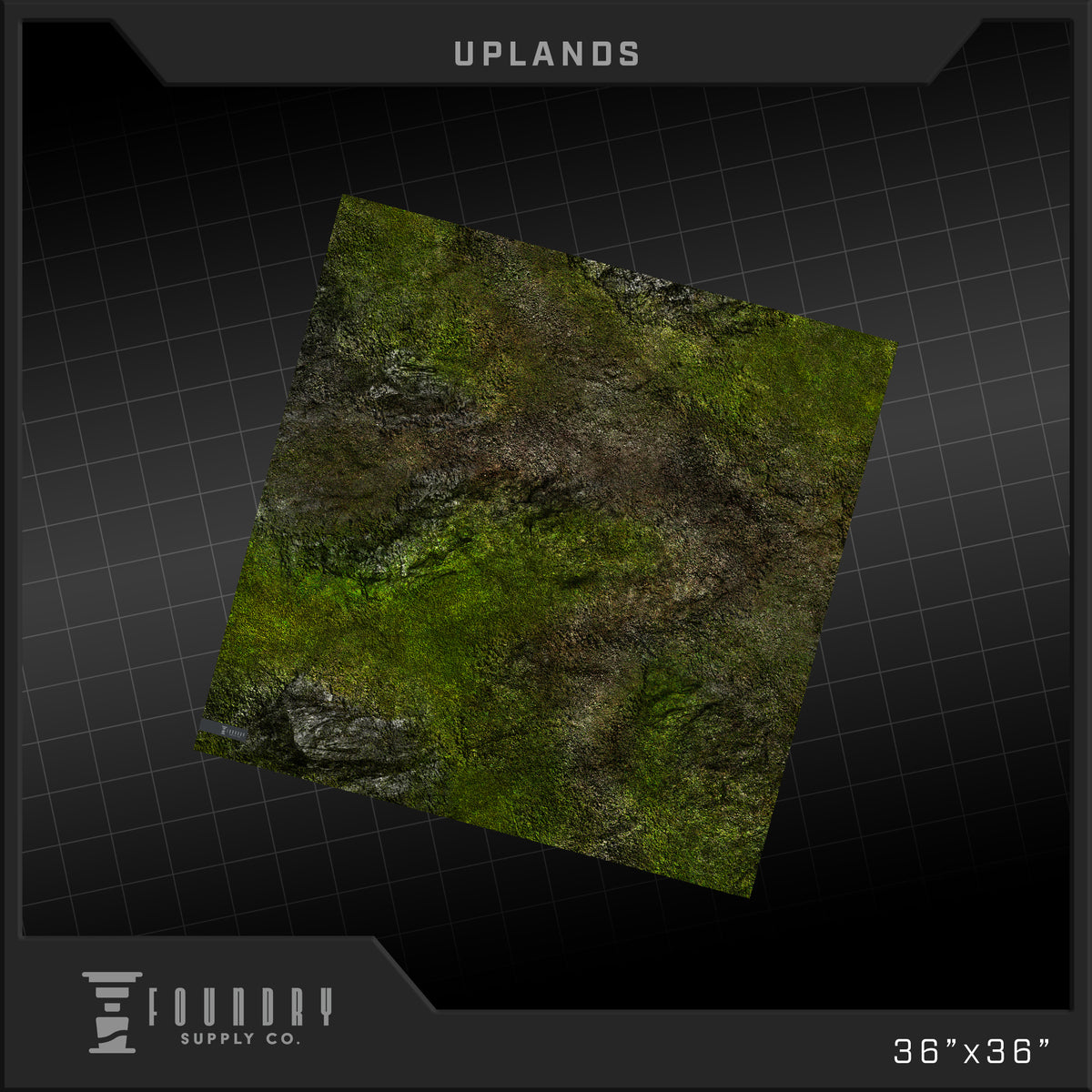 Foundry Supply Co: BattleMat - Uplands (36" x 36") FOC October 14, 2026