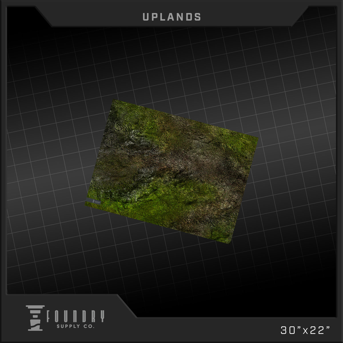 Foundry Supply Co: BattleMat - Uplands (22" x 30") FOC October 14, 2026