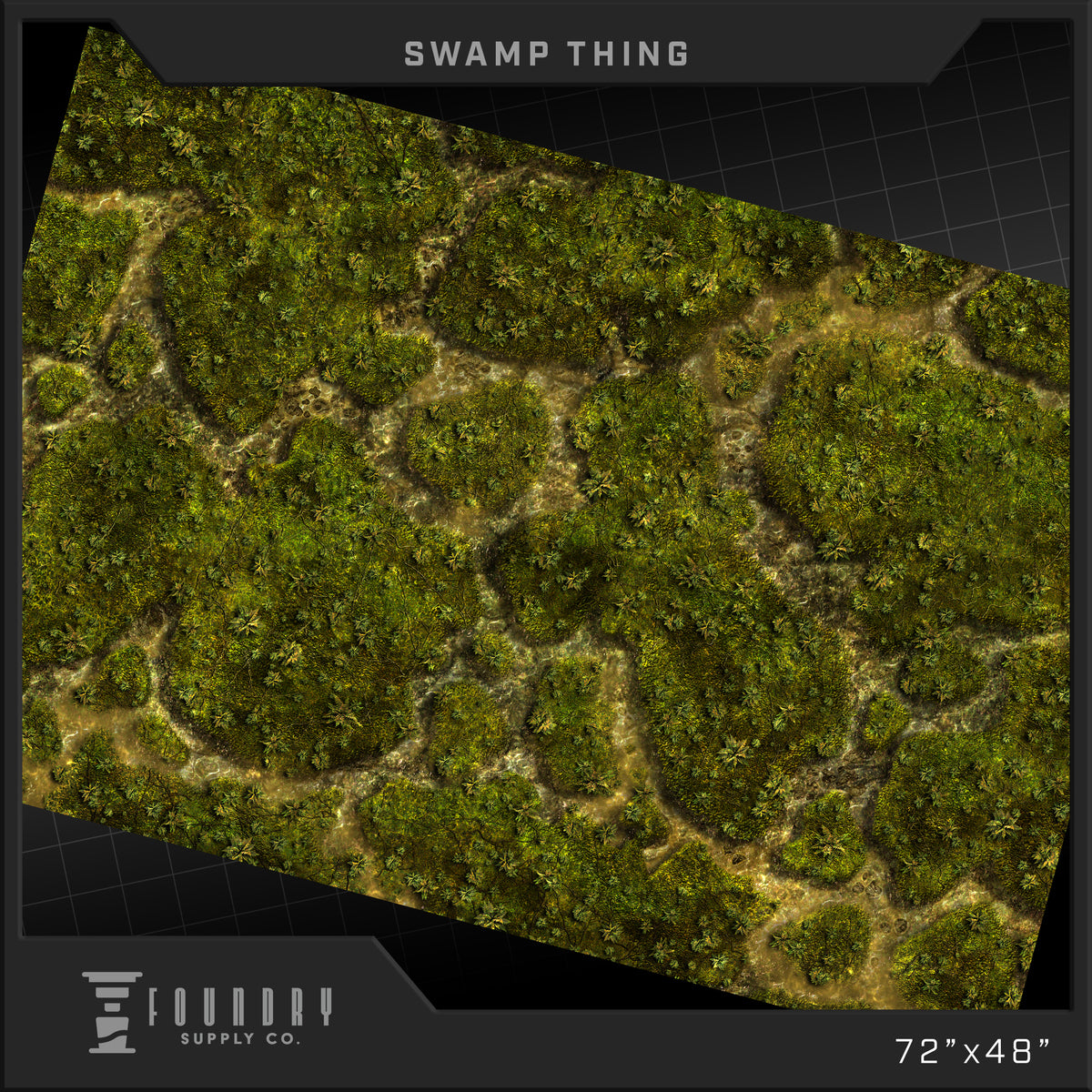 Foundry Supply Co: BattleMat - Swamp Thing (48" x 72") FOC October 14, 2026