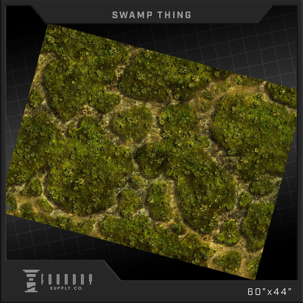 Foundry Supply Co: BattleMat - Swamp Thing (44" x 60") FOC October 14, 2026