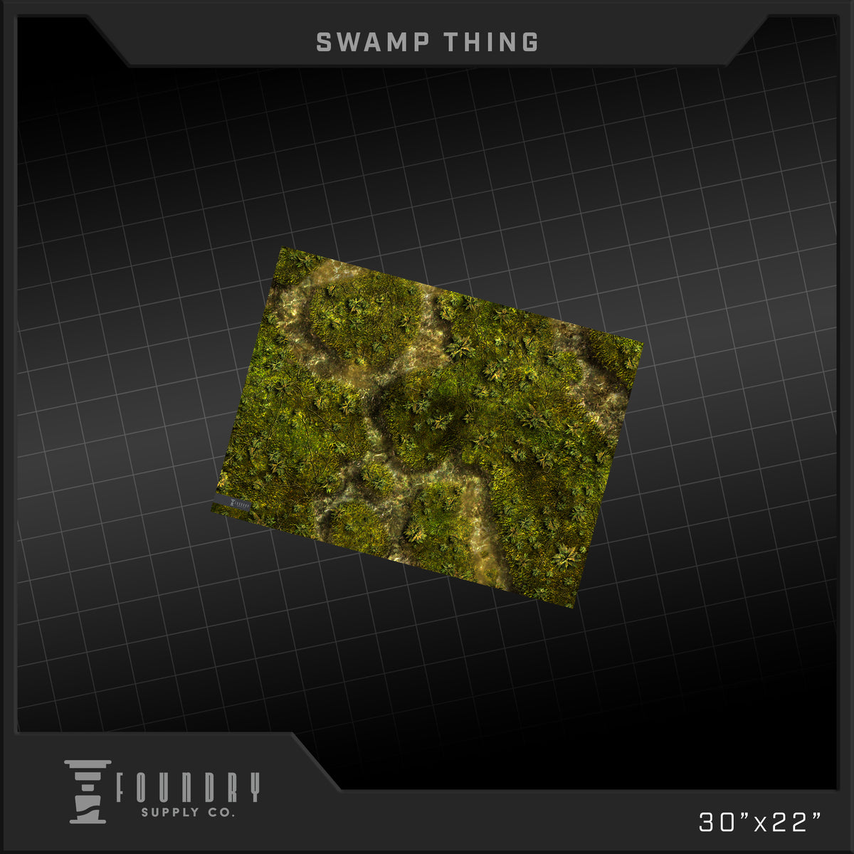 Foundry Supply Co: BattleMat - Swamp Thing (22" x 30") FOC October 14, 2026