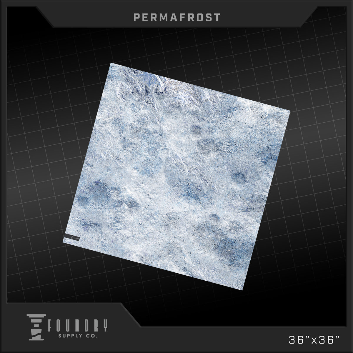 Foundry Supply Co: BattleMat - Permafrost (36" x 36") FOC October 14, 2026