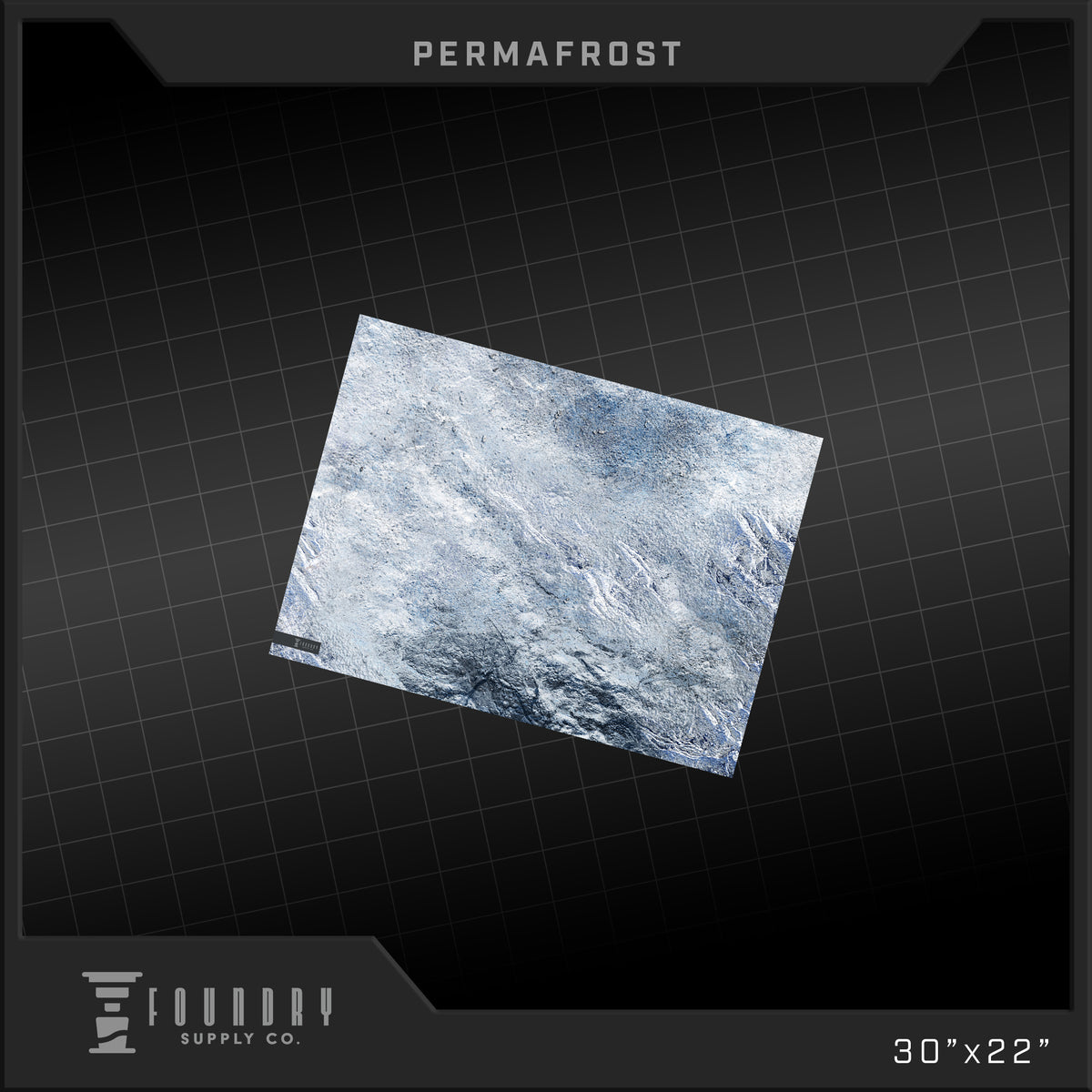 Foundry Supply Co: BattleMat - Permafrost (22" x 30") FOC October 14, 2026