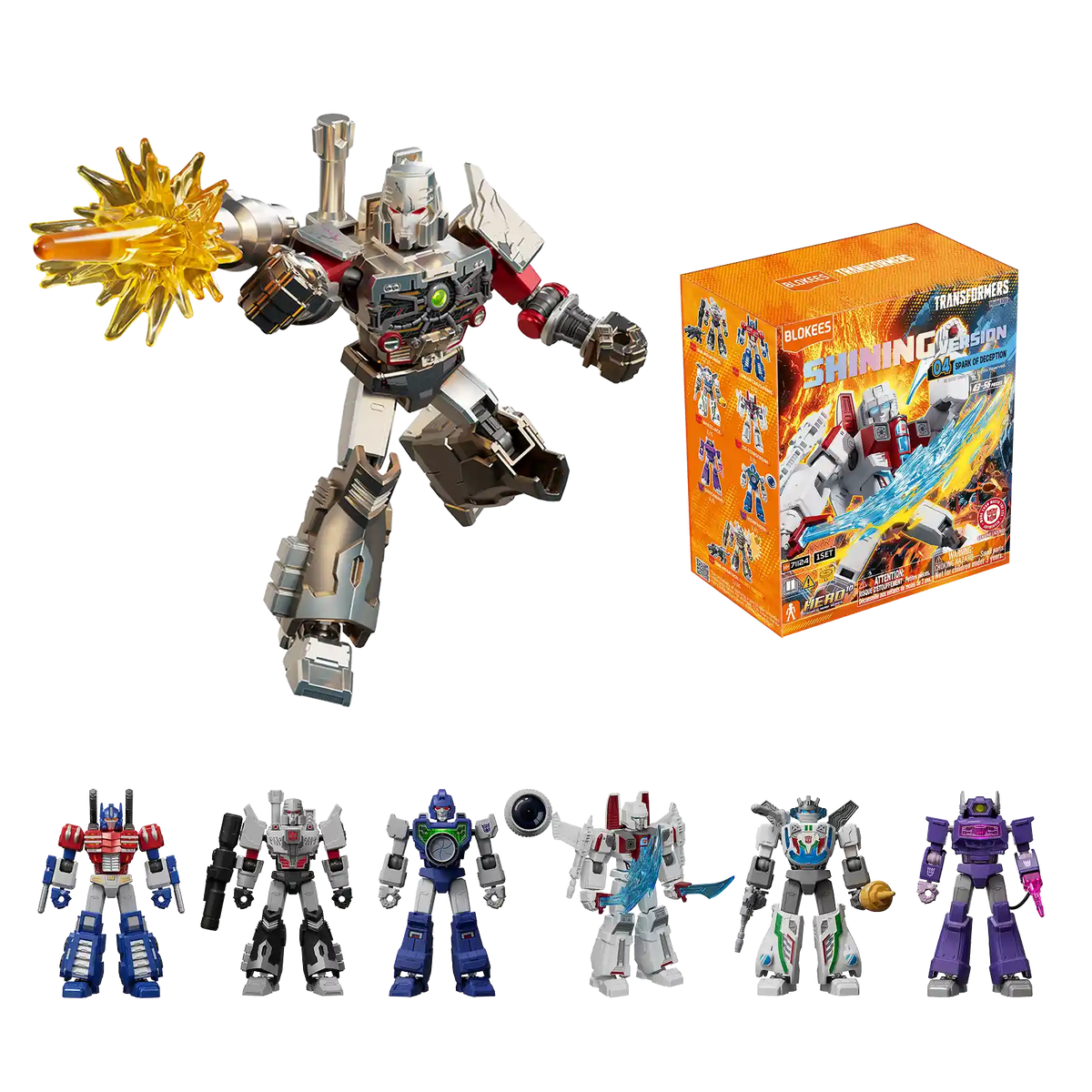 Blokees Transformers Shining Version 04 Spark of Deception - Single Blind Box | Blokees