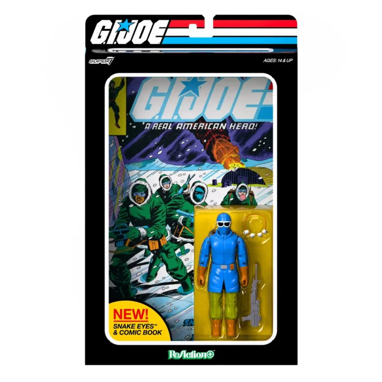 Panic at the North Pole Skybound Comic Snake Eyes Super7 ReAction+