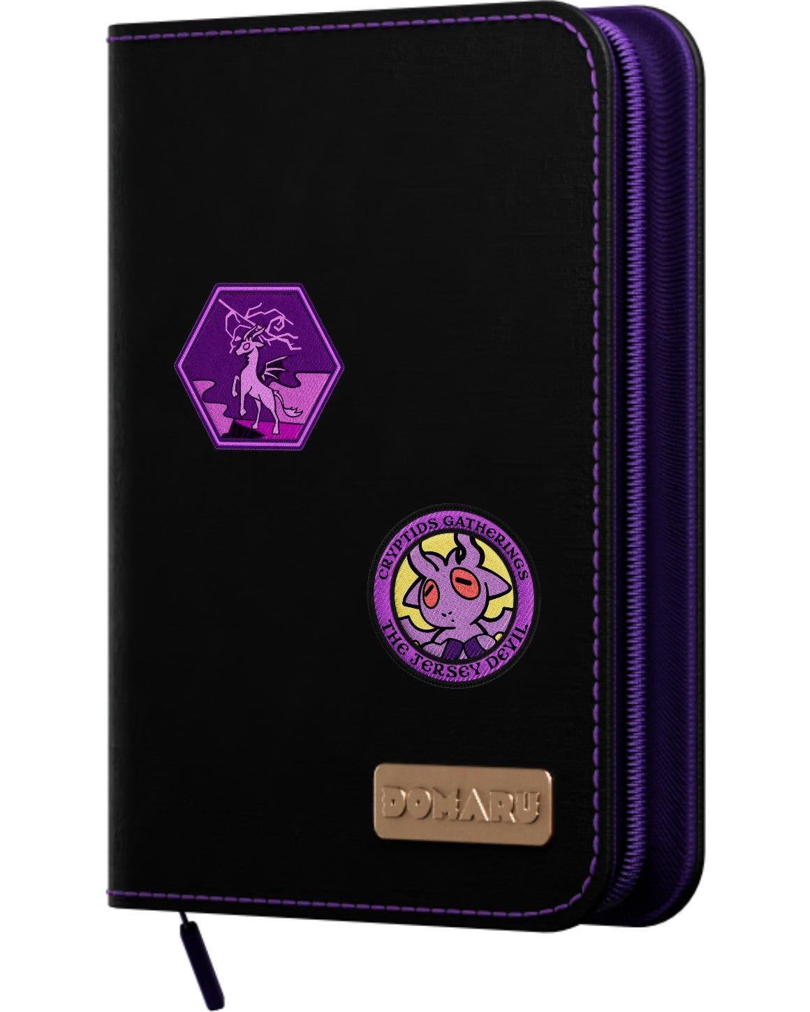 Gatherers' Tavern - Domaru Binder: 4-Pocket Cryptids Collection - Velvet Night