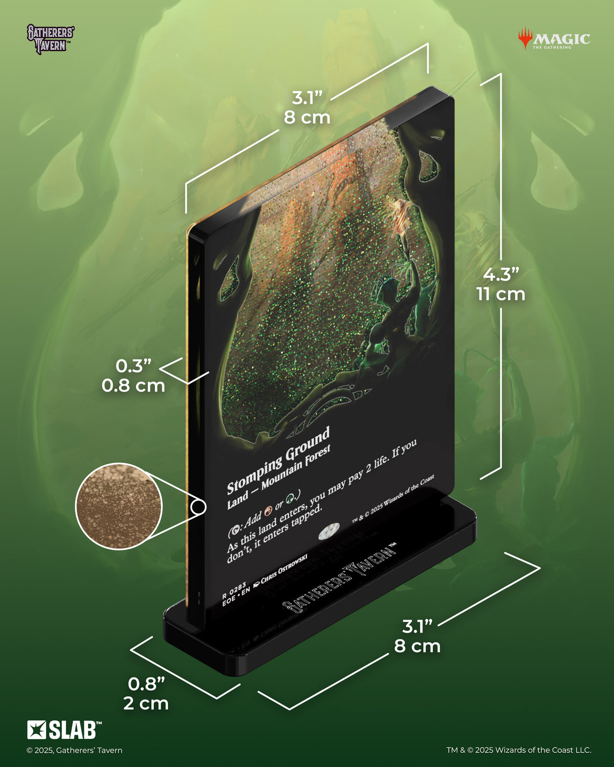 Magic: The Gathering - Stomping Ground Slab Standee