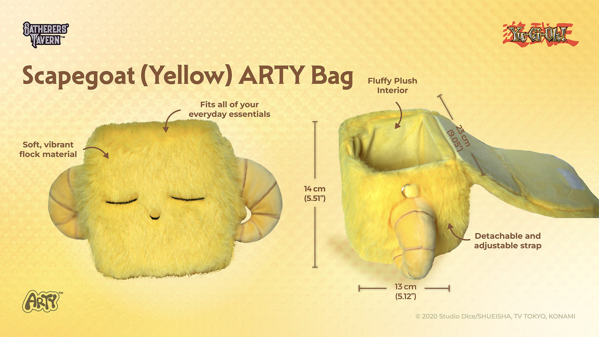 Gatherers' Tavern: Yu-Gi-Oh! Scape Goat Arty Bag - Yellow
