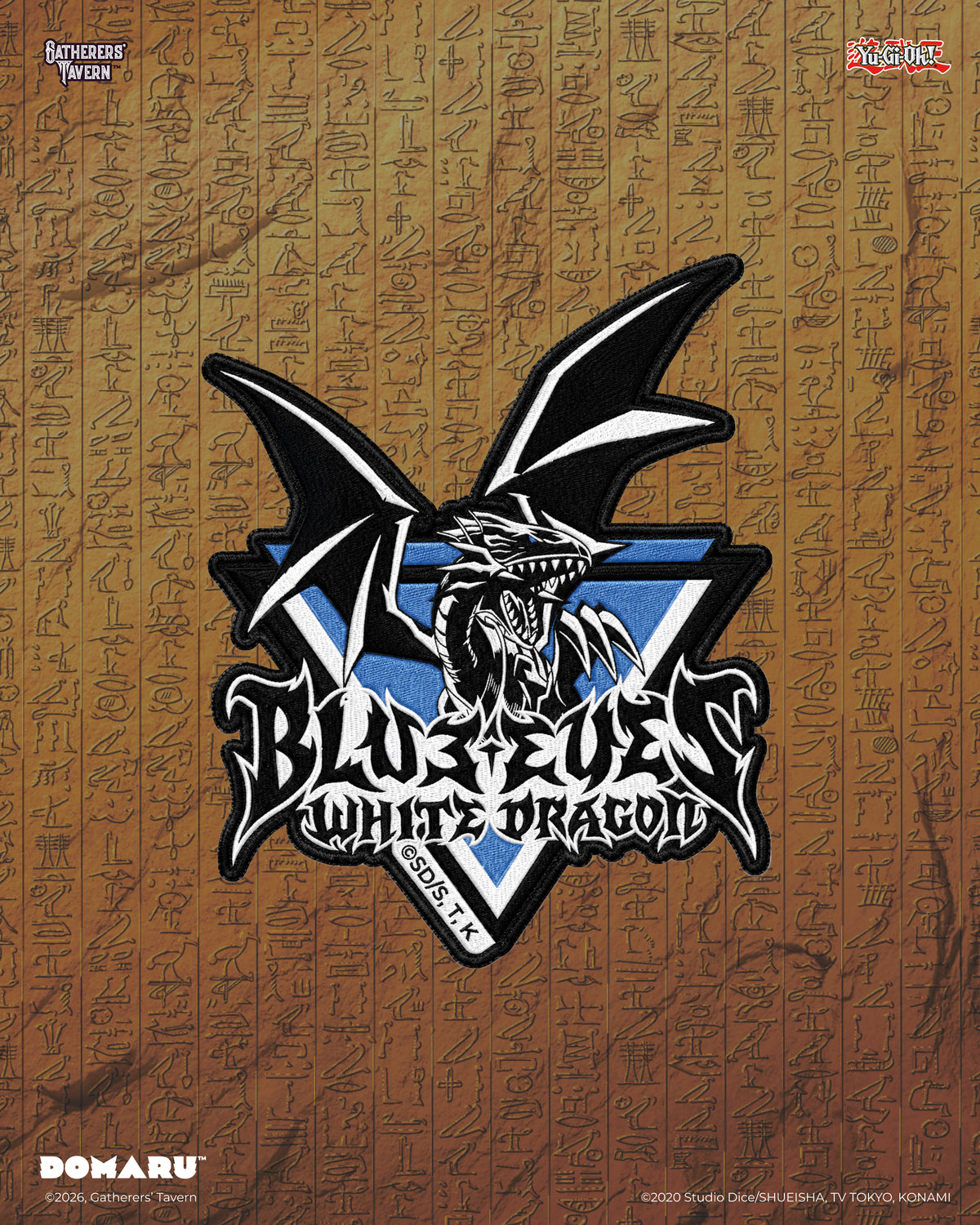 Sumi Style: Blue-Eyes White Dragon - DOMARU Deco Patch FOC October 12, 2026