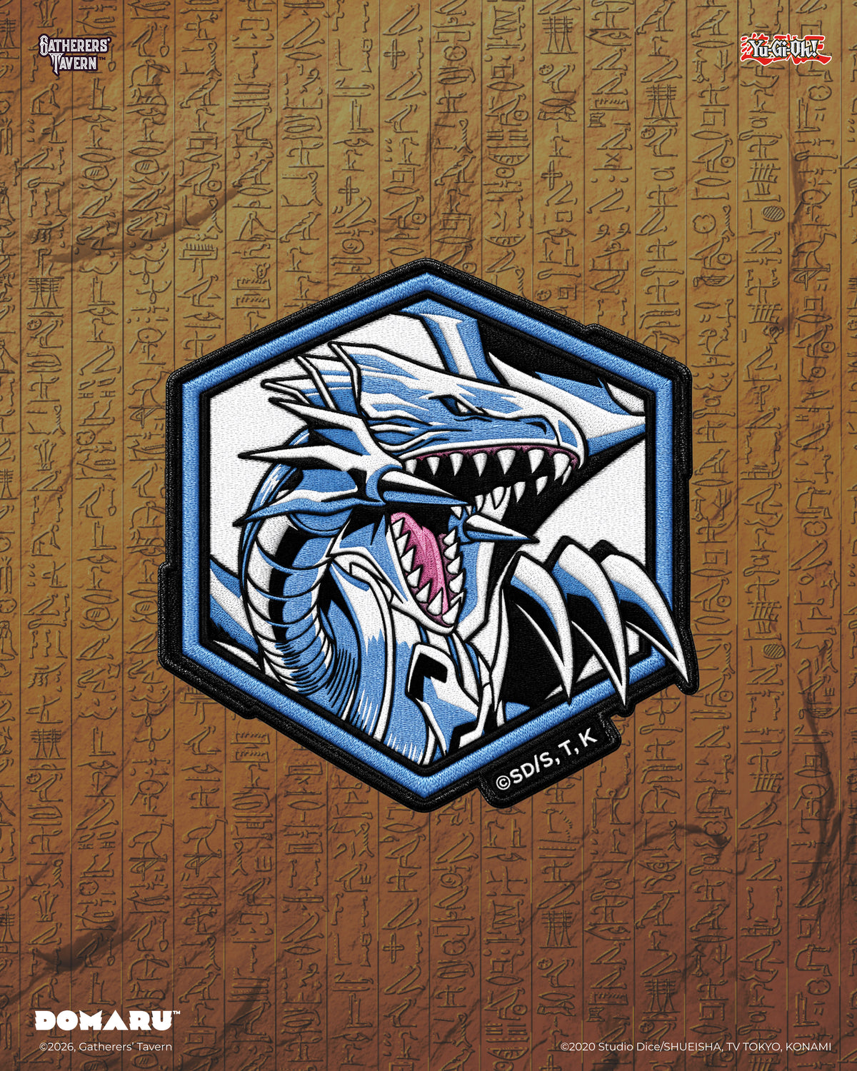 Sumi Style: Hex-Frame Blue-Eyes White Dragon - DOMARU Deco Patch FOC October 12, 2026