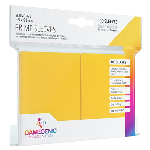 Gamegenic - PRIME Sleeves: Yellow