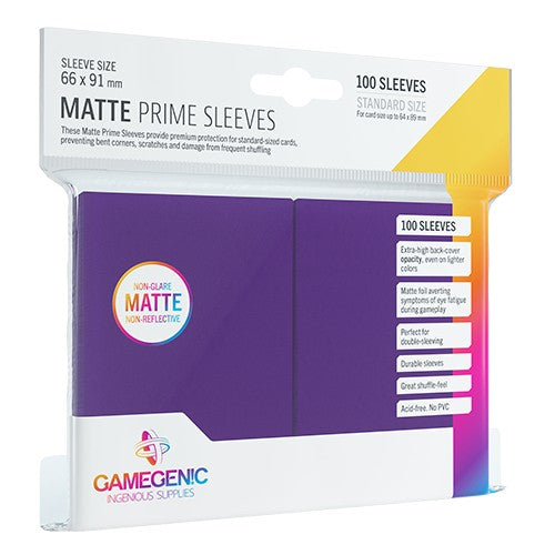 Gamegenic - MATTE Prime Sleeves: Purple