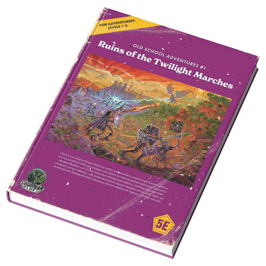 Old School Adventures #1: Ruins of the Twilight Marches FOC November 1, 2026