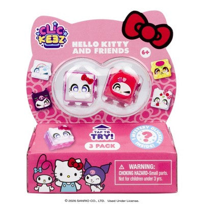 Clickeez: Hello Kitty & Friends: 3-Pack CDU (12) FOC September 25, 2026