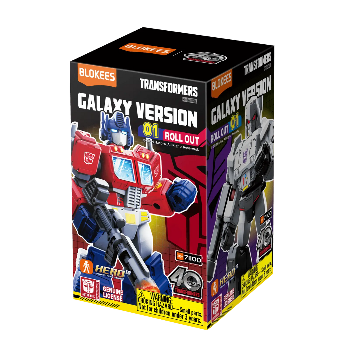 Blokees Transformers Galaxy Version 01 Roll Out - Single Blind Box | Blokees