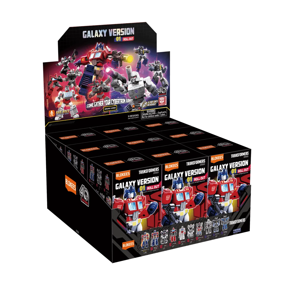 Blokees Transformers Galaxy Version 01 Roll Out - Single Blind Box | Blokees