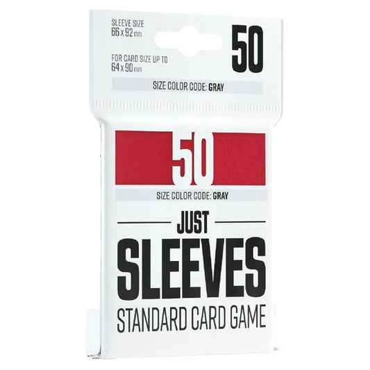 Deck Protector: Just Sleeves: Standard Card Game: Red (50)