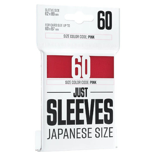 Deck Protector: Just Sleeves: Japanese: Red (60)