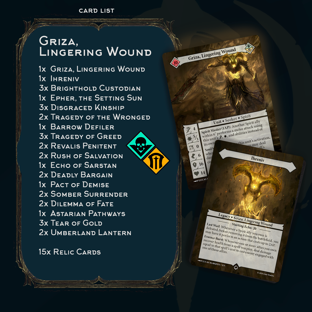 Malediction - Seeker Deck - Griza, Lingering Wound