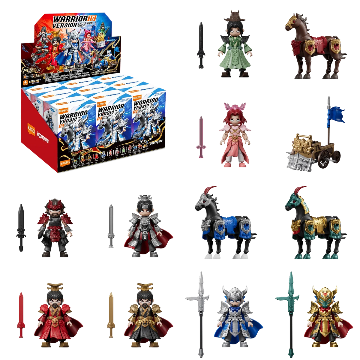 Herospire Warrior Version 10 - Chu & Han Saga - Single Blind Box | Blokees