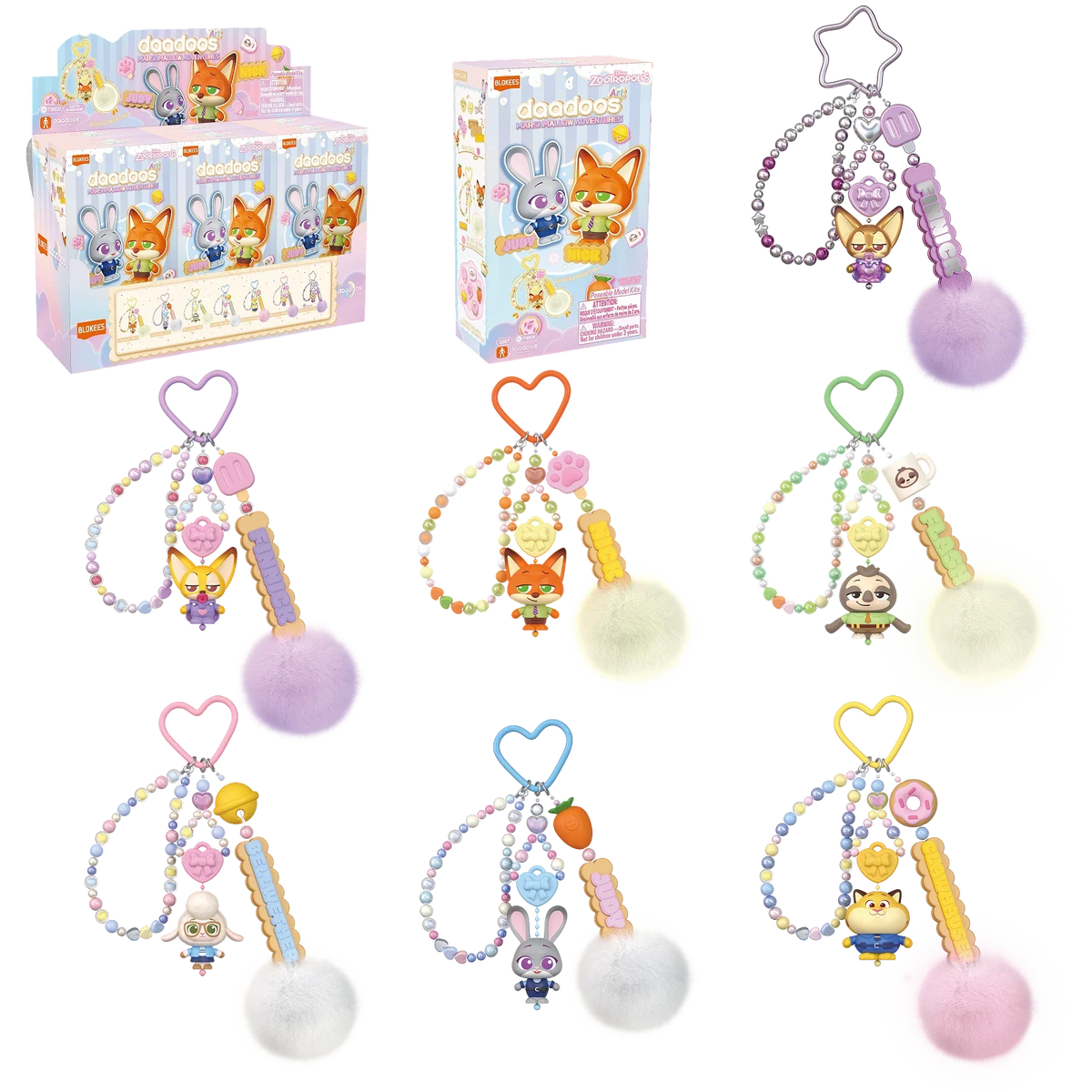 Blokees Zootopia daadoos Art Series 01 - Marshmallow Adventures - Single Blind Box | Blokees